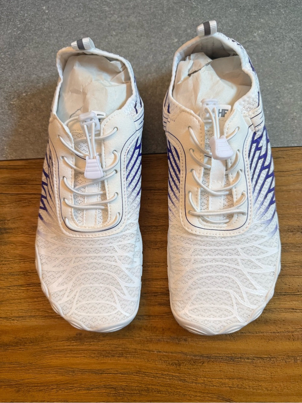 Hike Footwear HF LoraxPro Barefoot Shoes White Purple Zero Drop Wide Toe Size 10 - Picture 2 of 8